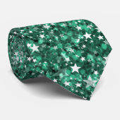 Starry Glitzer Neck Tie Krawatte (Gerollt)