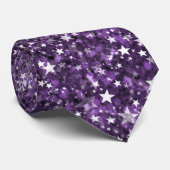 Starry Glitzer Neck Tie Krawatte (Gerollt)