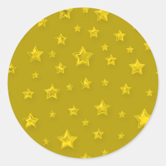 Starry Gold Sticker (Vorderseite)