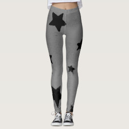 Starry graue Leggings