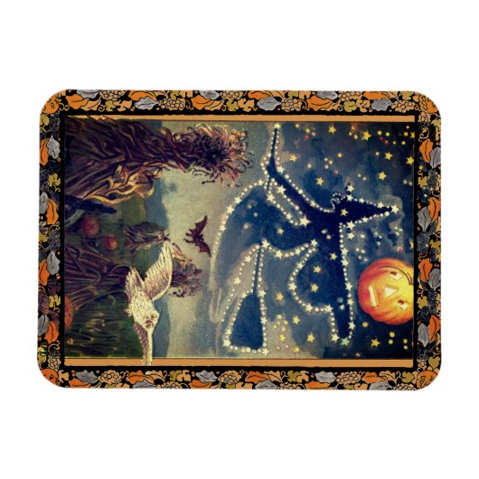 Starry Halloween Night Magnet (Horizontal)
