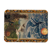 Starry Halloween Night Magnet (Horizontal)