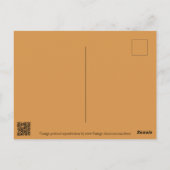 Starry Halloween Night Postcard Postkarte (Rückseite)