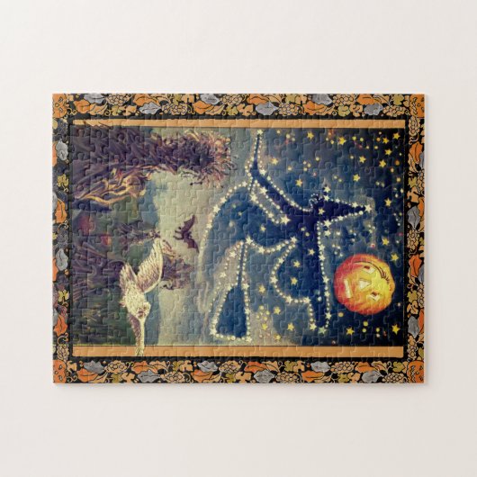Starry Halloween Night Puzzle (Horizontal)