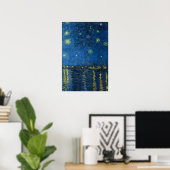 Starry Harbor Skyscape Art Poster (Heimbüro)