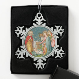 Starry Heavens (VVP 003) Schneeflocken Zinn-Ornament