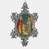 Starry Heavens (VVP 003) Schneeflocken Zinn-Ornament (Links)