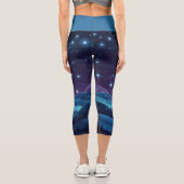 Starry Hills Night Capri Leggings (Rückseite)