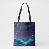 Starry Hills Night Tasche (Vorderseite)