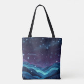 Starry Hills Night Tasche (Rückseite)