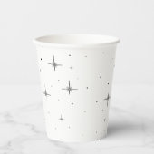Starry Holiday 8oz Paper Cups - Festliche Essentia Pappbecher (Vorderseite)