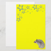 Starry Igel Stationary Briefpapier (Vorne/Hinten)