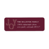 Starry Joy Holiday Rücksendeadresse (Vorne)