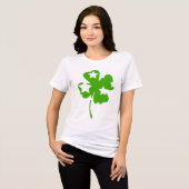 Starry Kleeblatt St. Patrick's Day Tri-Blend Shirt (Vorderseite voll)