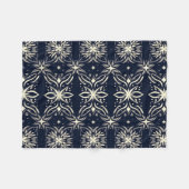 Starry Lattice Elegance Blanket Fleecedecke (Vorderseite (Horizontal))
