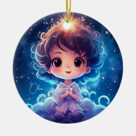 Starry Little Princess Nachts Girly personalisiere Keramik Ornament