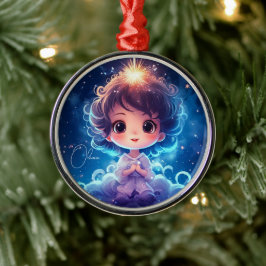 Starry Little Princess Nachts Girly personalisiere Ornament Aus Metall