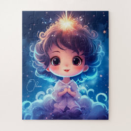 Starry Little Princess Nachts Girly personalisiere Puzzle