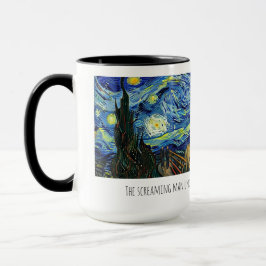 Starry man coffee mug. tasse