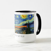 Starry man coffee mug. tasse (VorderseiteRechts)