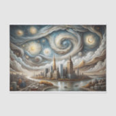 Starry Manhattan Decoupage Seidenpapier (Vorderseite)