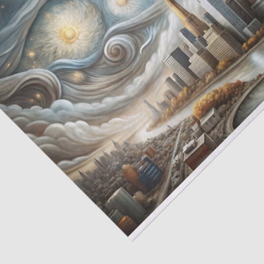 Starry Manhattan Decoupage Seidenpapier (Ausschnitt)