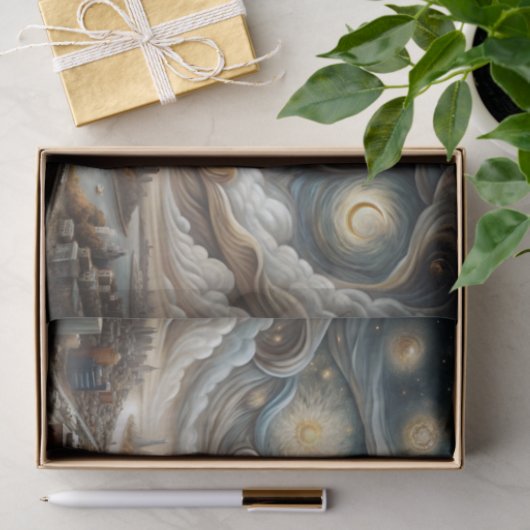 Starry Manhattan Decoupage Seidenpapier (Geschenk)