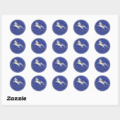 Starry Mare Round Sticker (Blatt)