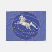 Starry Mare Small Fleece Blanket (Vorderseite (Horizontal))