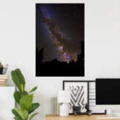 Starry Milky way, Kalifornien Poster (Heimbüro)