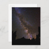 Starry Milky way, Kalifornien Postkarte (Vorne/Hinten)