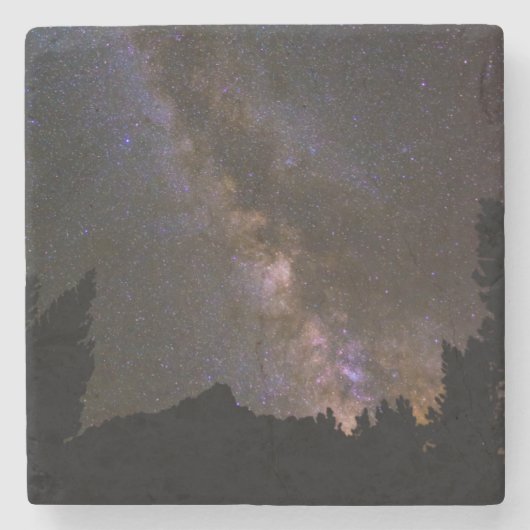 Starry Milky way, Kalifornien Steinuntersetzer (Vorderseite)