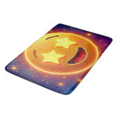 Starry-Mit Augen Emoji Joy Badematte (Schrägansicht)