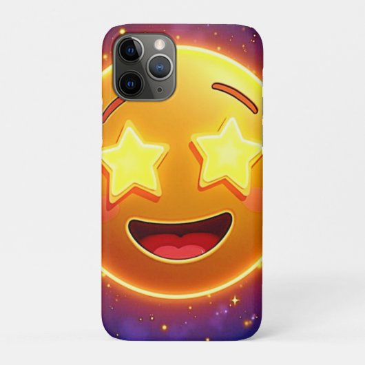 Starry-Mit Augen Emoji Joy Case-Mate iPhone Hülle (Rückseite)