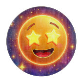 Starry-Mit Augen Emoji Joy Schneidebrett (Vorderseite)