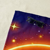 Starry-Mit Augen Emoji Joy Strandtuch (Beispiel)