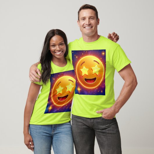 Starry-Mit Augen Emoji Joy T-Shirt (Unisex)