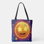 Starry-Mit Augen Emoji Joy Tasche (Rückseite)