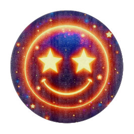 Starry-Mit Augen Glow Emoji Schneidebrett