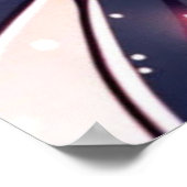 Starry-Mit Augen Kitten: Charming Anime Cat Poster (Ecke)