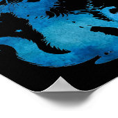 Starry Mit Augen Kitten Poster (Ecke)