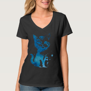 Starry Mit Augen Kitten T-Shirt