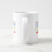 Starry-Mit Augen Romance Jumbo-Tasse (Rückseite)