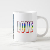 Starry-Mit Augen Romance Jumbo-Tasse (Rechts)