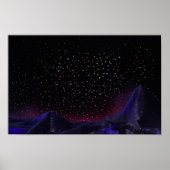 Starry Mountain Night Poster (Vorne)