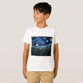 "Starry Nacht Memphis" durch Jack Lepper T-Shirt (Vorne ganz)