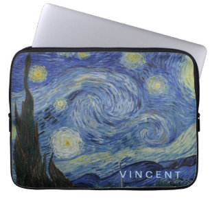 Starry Nacht Vincent van Gogh personalisiert Laptopschutzhülle
