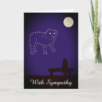 Starry Nachthaustier-Bulldoggen-HundeBeileid