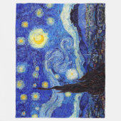 Starry Nachtinspirierte Van- Goghklassiker-Decken Fleecedecke (Vorderseite)