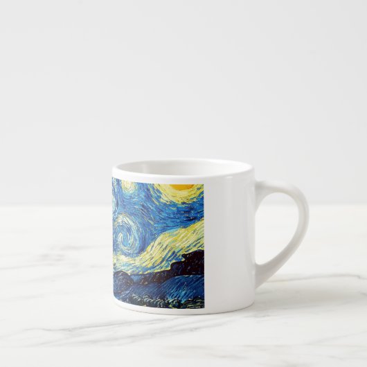 Starry Nachtkaffee-Tasse Van Gogh Espressotasse (Rechts)
